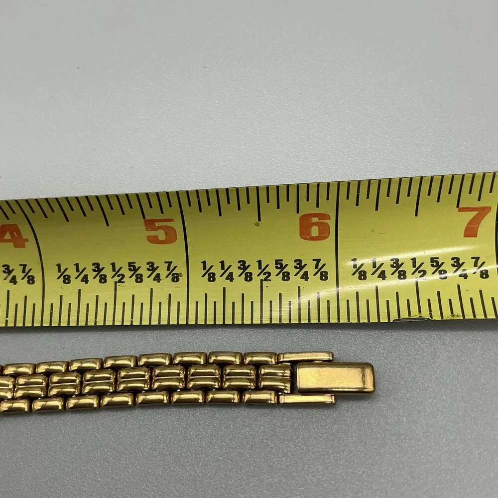 Vintage Pulsar Womens Watch 11mm Oval Dial Gold Tone V220-6190 New Battery 5